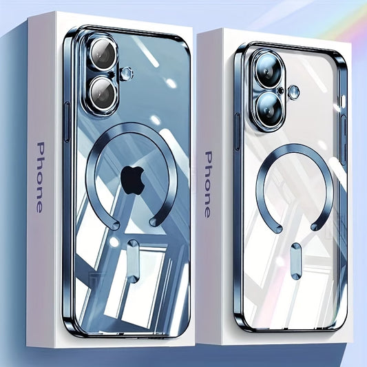 For iPhone 17 Case Shockproof Phone Cover + Tempered Glass Screen