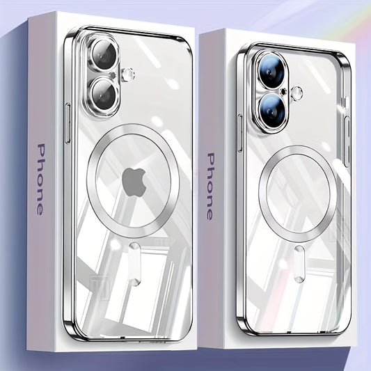 For iPhone 17 Case Shockproof Phone Cover + Tempered Glass Screen