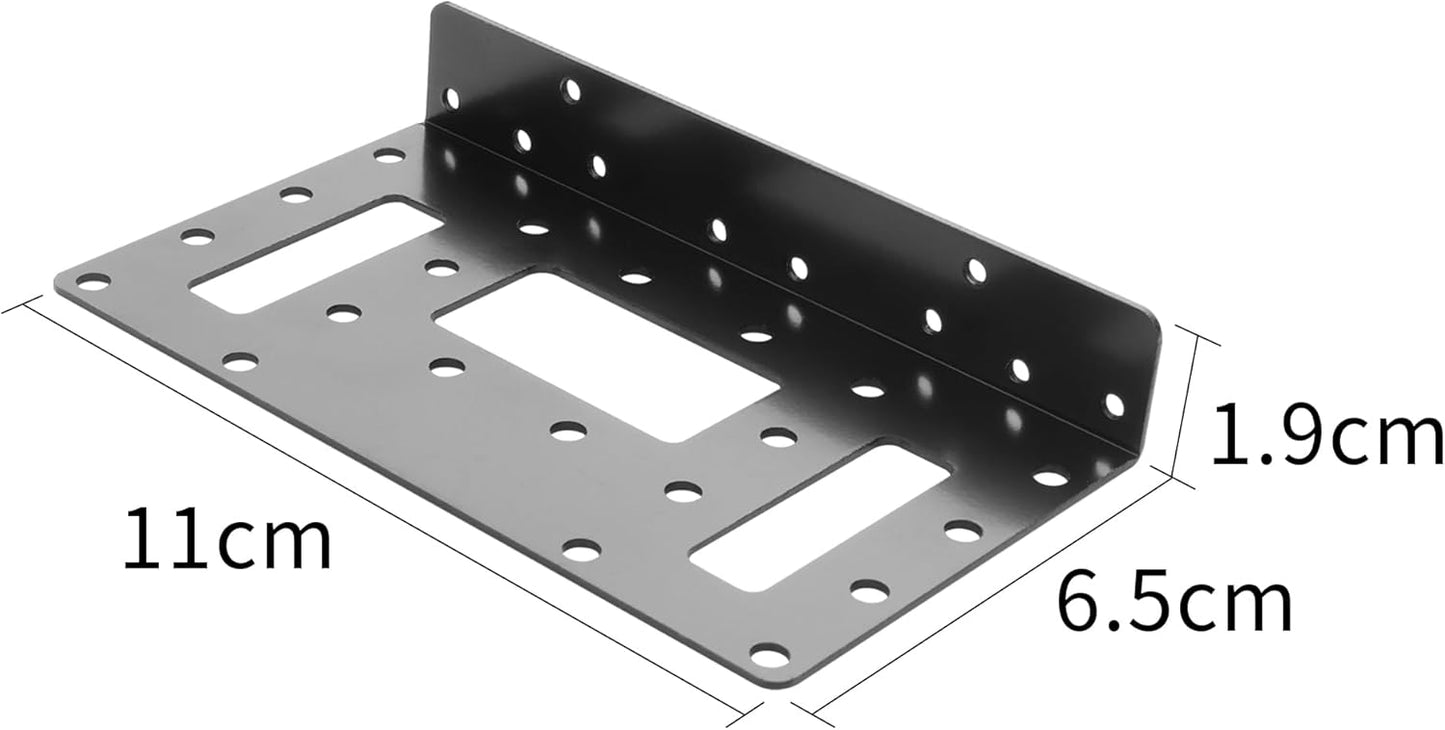 2.5" to 3.5" SSD/HDD Mounting Bracket, Up to 4 2.5" SSDs or 3 3.5" HDDs Metal Mounting Bracket Internal Hard Drive Mounting Bracket Tray for PC/NAS/Server (2PCS)