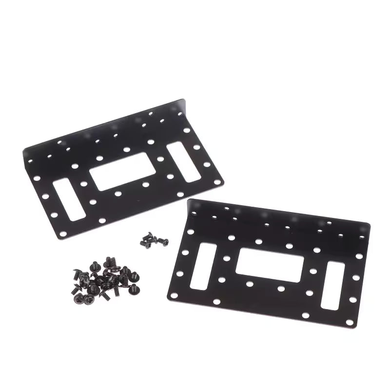 2.5" to 3.5" SSD/HDD Mounting Bracket, Up to 4 2.5" SSDs or 3 3.5" HDDs Metal Mounting Bracket Internal Hard Drive Mounting Bracket Tray for PC/NAS/Server (2PCS)