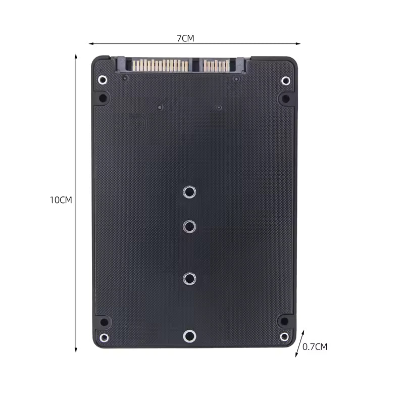 2.5 Inch SATA to M2 NGFF SSD Enclosure Converter Internal / External Adapter M.2
