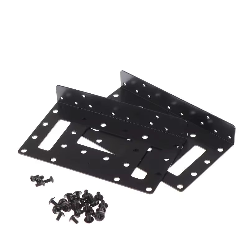 2.5" to 3.5" SSD/HDD Mounting Bracket, Up to 4 2.5" SSDs or 3 3.5" HDDs Metal Mounting Bracket Internal Hard Drive Mounting Bracket Tray for PC/NAS/Server (2PCS)