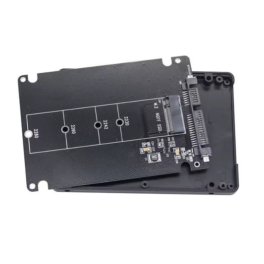 2.5 Inch SATA to M2 NGFF SSD Enclosure Converter Internal / External Adapter M.2
