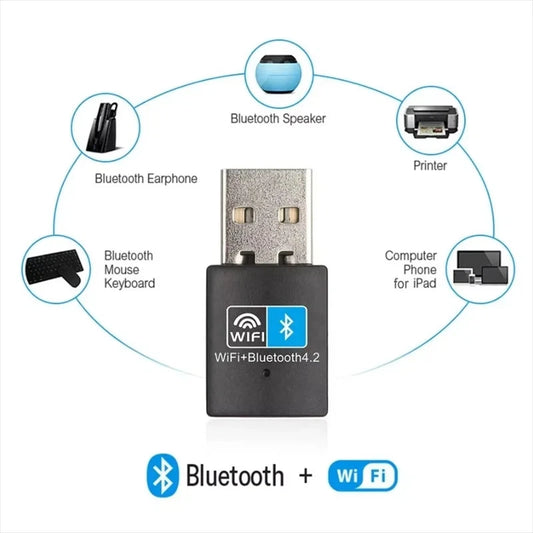 WiFi & Bluetooth Wireless Adapter